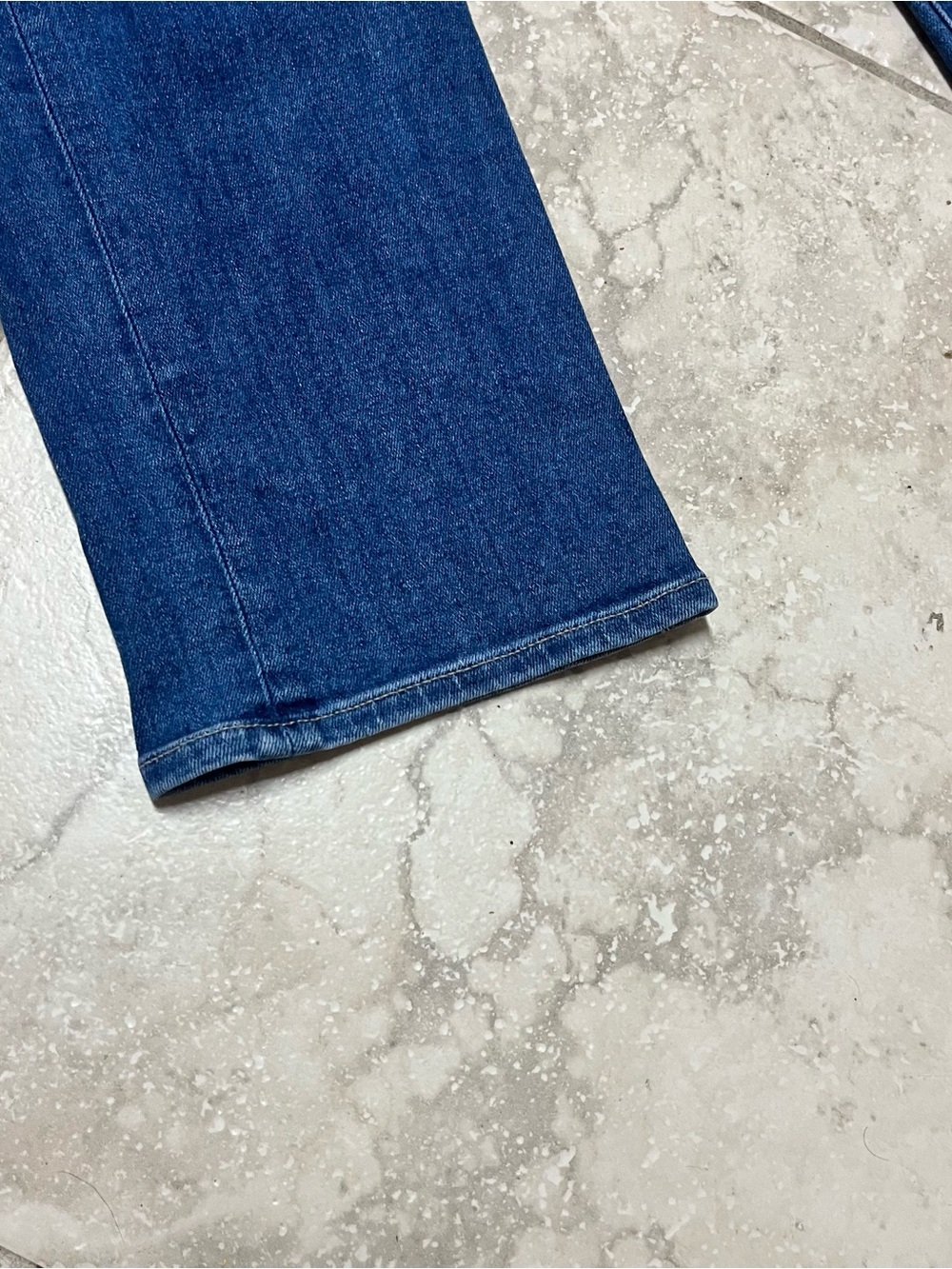 Veronica Beard Ryleigh Slim Straight High Rise Jeans Seas The Moment Size 26 - Picture 7 of 8